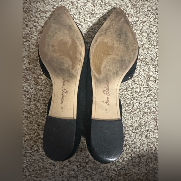 Sam Edelman Roni Studded Suede Half D’orsay flats size 9. - Picture 5 of 5